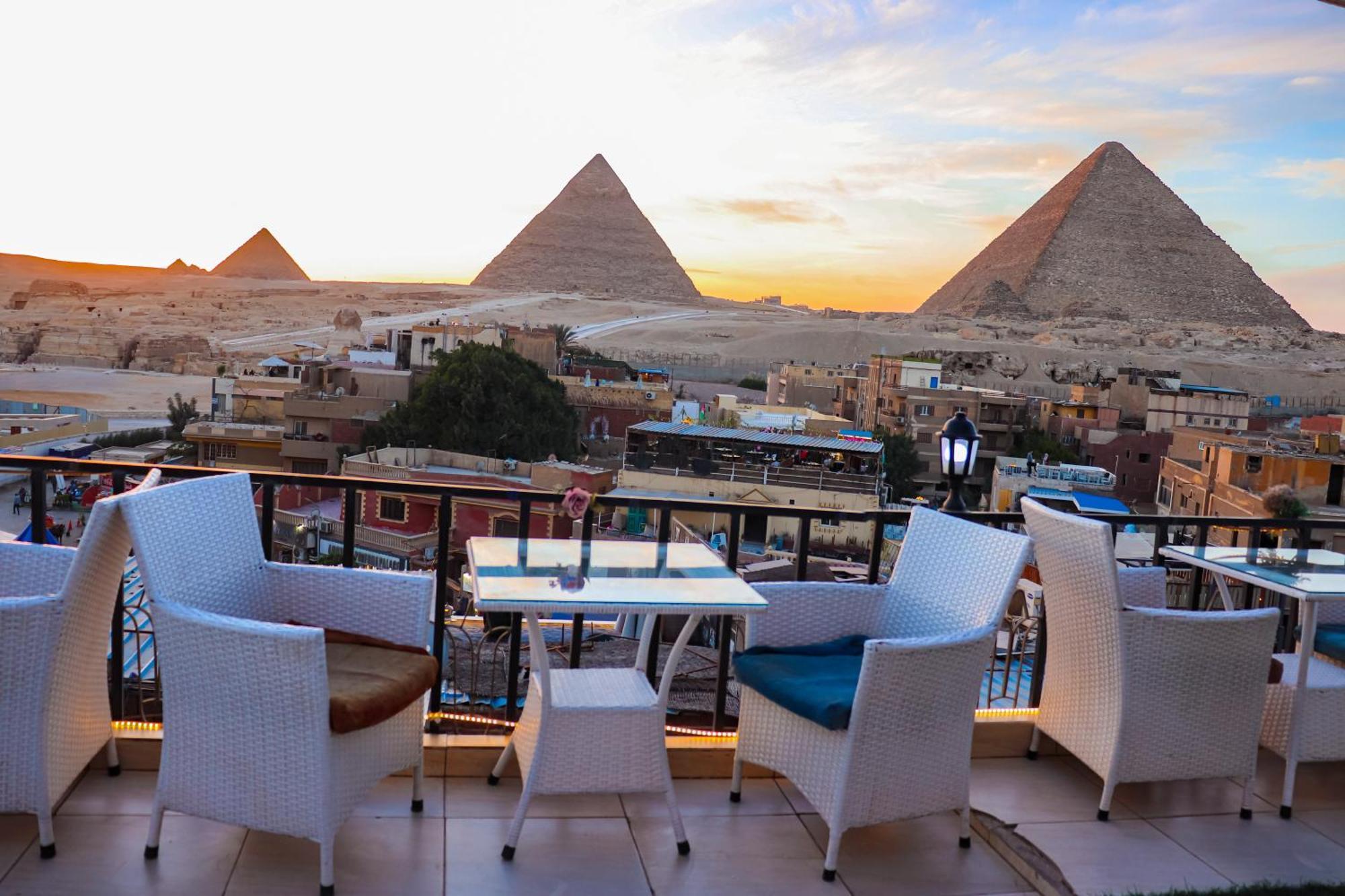 Golden Pyramids Inn Kafret el-Gabal Extérieur photo