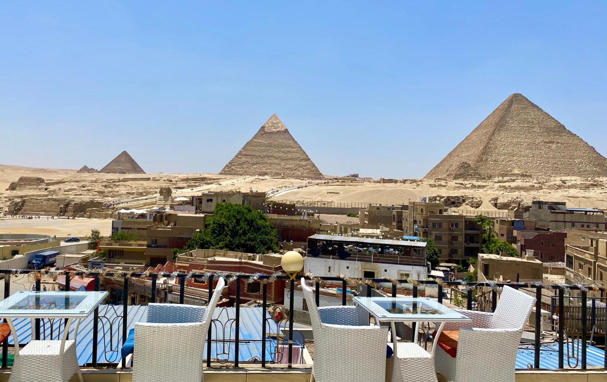 Golden Pyramids Inn Kafret el-Gabal Extérieur photo